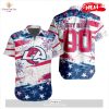Personalized NFL Los Angeles Chargers Special Design For Independence Day 4th Of July Hawaiian Shirt