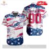 Personalized NFL Los Angeles Rams Special Design For Independence Day 4th Of July Hawaiian Shirt