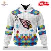 Personalized NFL Atlanta Falcons Special Autism Awareness Design Hoodie Sweatshirt 3D