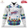 Personalized NFL Carolina Panthers Special Autism Awareness Design Hoodie Sweatshirt 3D