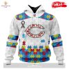 Personalized NFL Cincinnati Bengals Special Autism Awareness Design Hoodie Sweatshirt 3D