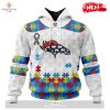 Personalized NFL Detroit Lions Special Autism Awareness Design Hoodie Sweatshirt 3D