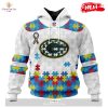 Personalized NFL Detroit Lions Special Autism Awareness Design Hoodie Sweatshirt 3D