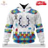 Personalized NFL Jacksonville Jaguars Special Autism Awareness Design Hoodie Sweatshirt 3D