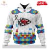 Personalized NFL Las Vegas Raiders Special Autism Awareness Design Hoodie Sweatshirt 3D