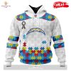 Personalized NFL Los Angeles Rams Special Autism Awareness Design Hoodie Sweatshirt 3D
