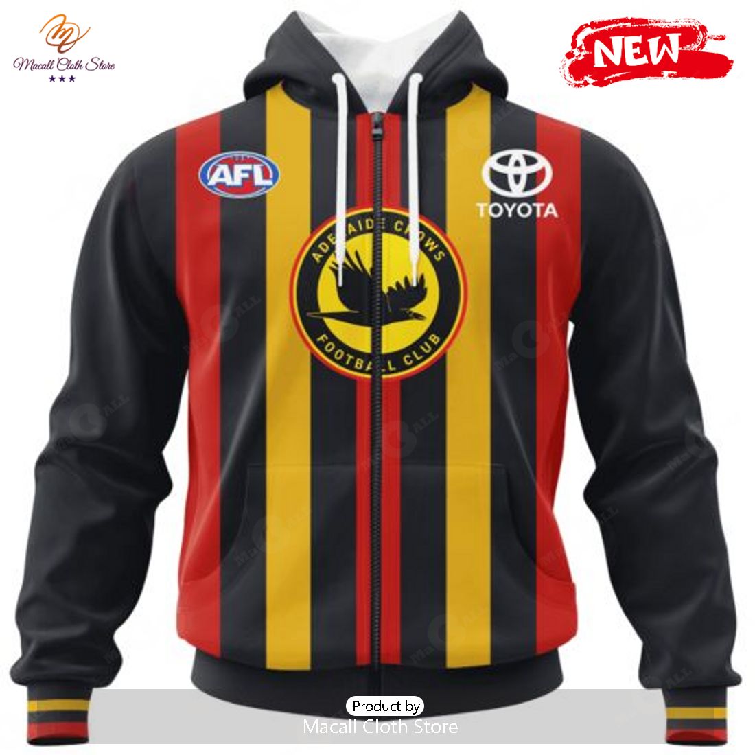 HOT Personalized AFL Adelaide Crows Special Mix Design Hoodie Sweatshirt 3D