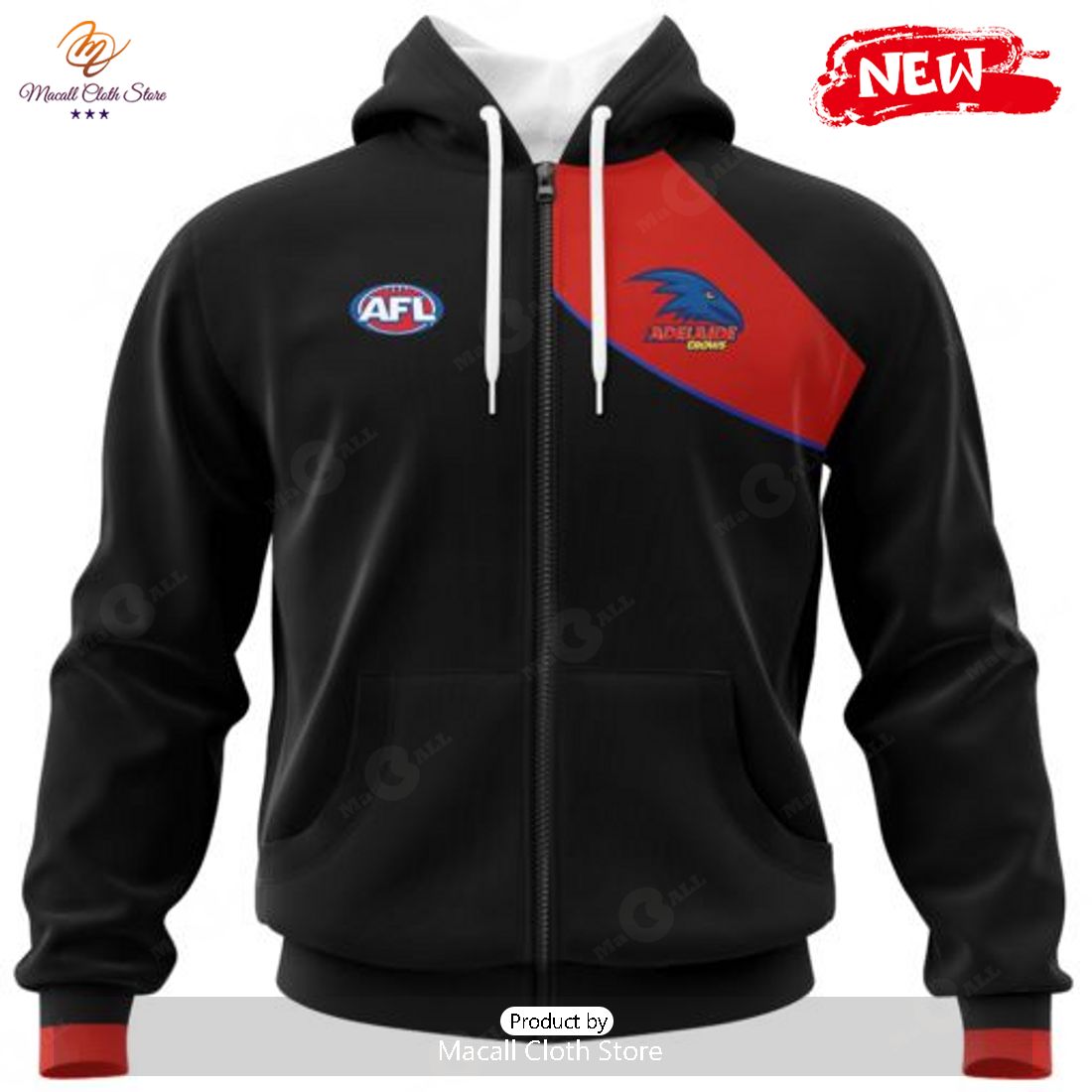 HOT Personalized AFL Adelaide Crows Special Player Design Hoodie Sweatshirt 3D