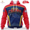 HOT Personalized AFL Brisbane Lions Special Abstract Design Hoodie Sweatshirt 3D