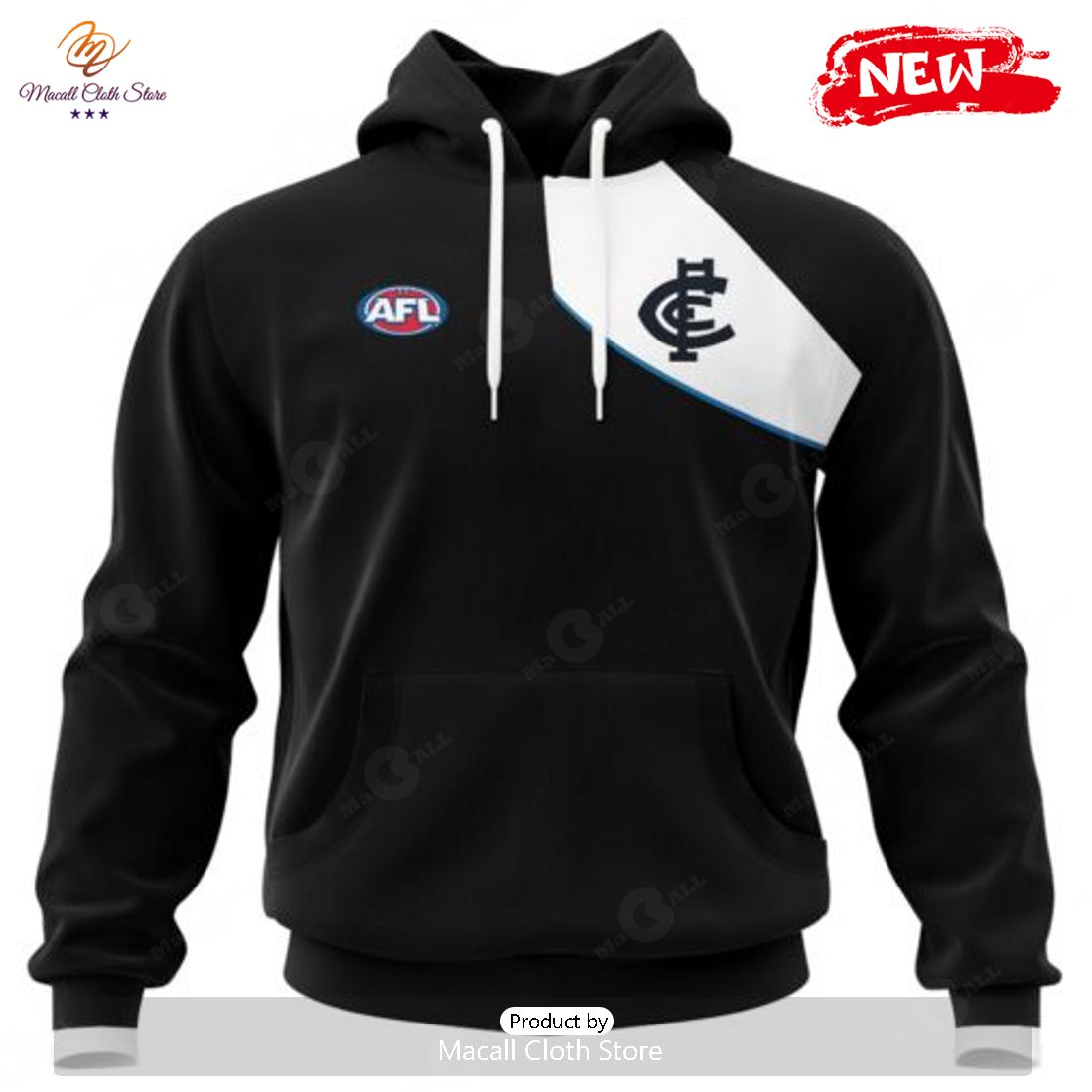 HOT Personalized AFL Carlton Football Club Special Player Design Hoodie Sweatshirt 3D
