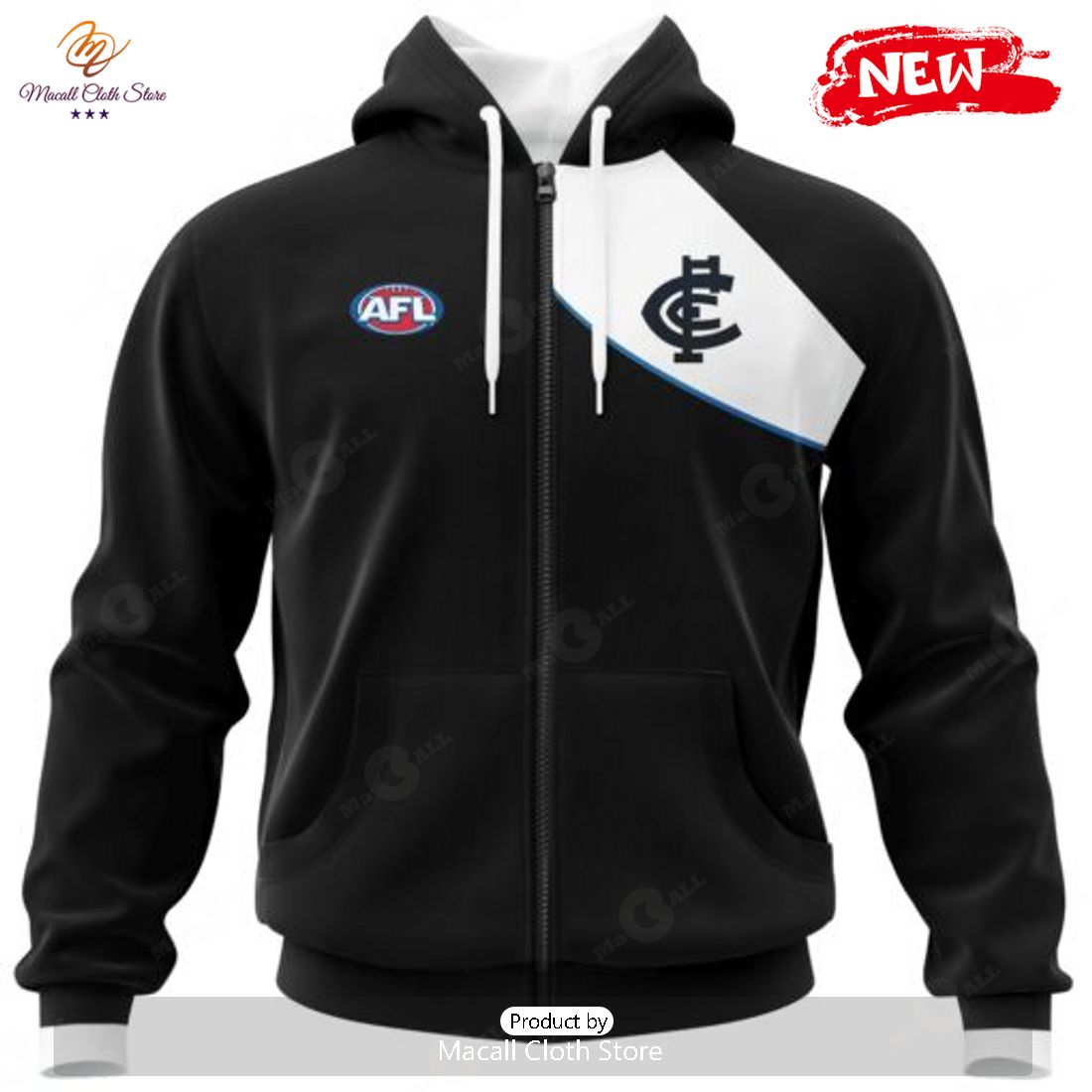 HOT Personalized AFL Carlton Football Club Special Player Design Hoodie Sweatshirt 3D