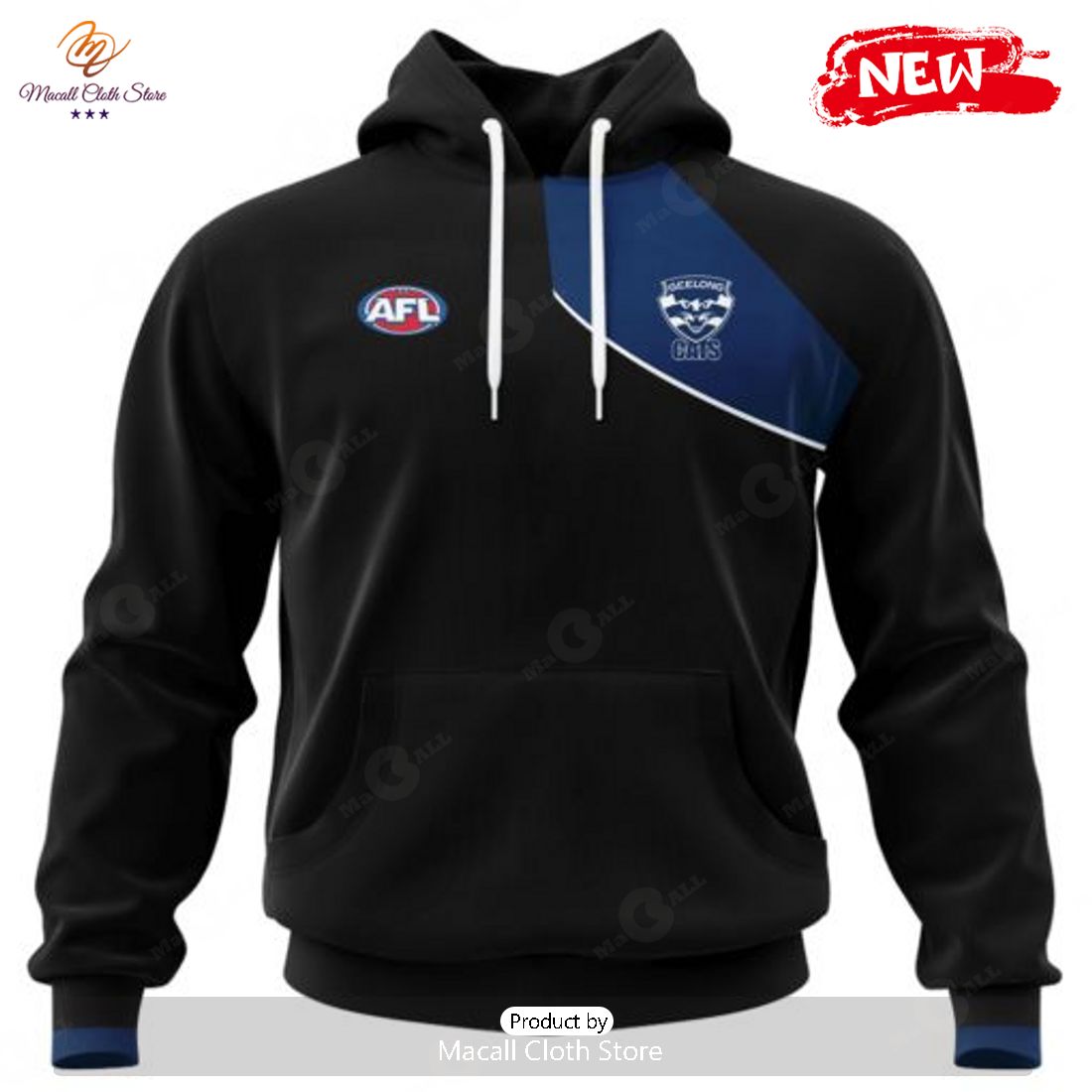 HOT Personalized AFL Geelong Cats Special Player Design Hoodie Sweatshirt 3D