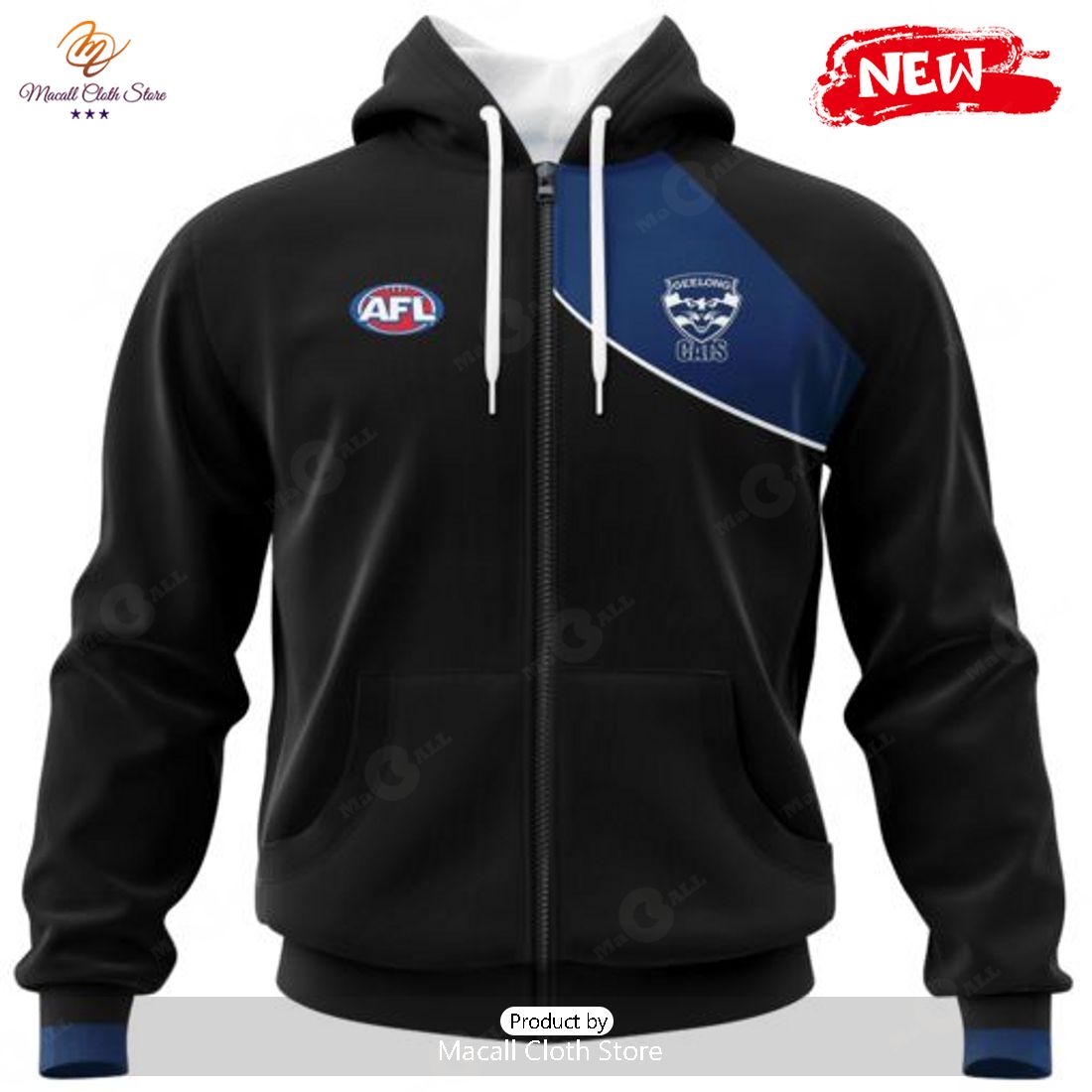 HOT Personalized AFL Geelong Cats Special Player Design Hoodie Sweatshirt 3D