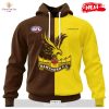 HOT Personalized AFL Hawthorn Football Club Special Monochrome Design Hoodie Sweatshirt 3D