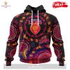 HOT Personalized AFL Brisbane Lions Special Pasifika Design Hoodie Sweatshirt 3D