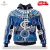 HOT Personalized AFL Port Adelaide Football Club Special Sideline Design Hoodie Sweatshirt 3D
