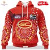 HOT Personalized AFL Gold Coast Suns Special Design For NAIDOC Week For Our Elders Hoodie Sweatshirt 3D