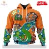 HOT Personalized AFL Greater Western Sydney Giants Special Indigenous Design Hoodie Sweatshirt 3D