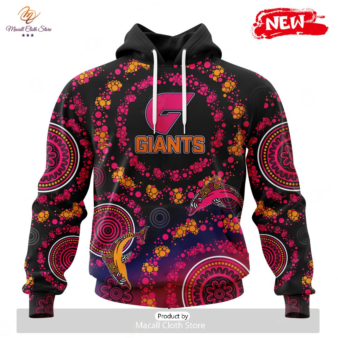 HOT Personalized AFL Greater Western Sydney Giants Special Pink Breast Cancer Design Hoodie Sweatshirt 3D HOT Personalized AFL Greater Western Sydney Giants Special Pink Breast Cancer Design Hoodie Sweatshirt 3D