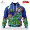 HOT Personalized AFL North Melbourne Football Club Special Indigenous Design Hoodie Sweatshirt 3D