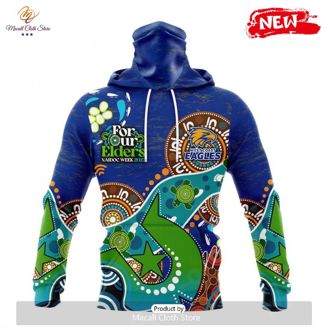 HOT Personalized AFL West Coast Eagles Special Design For NAIDOC Week For Our Elders Hoodie Sweatshirt 3D HOT Personalized AFL West Coast Eagles Special Design For NAIDOC Week For Our Elders Hoodie Sweatshirt 3D