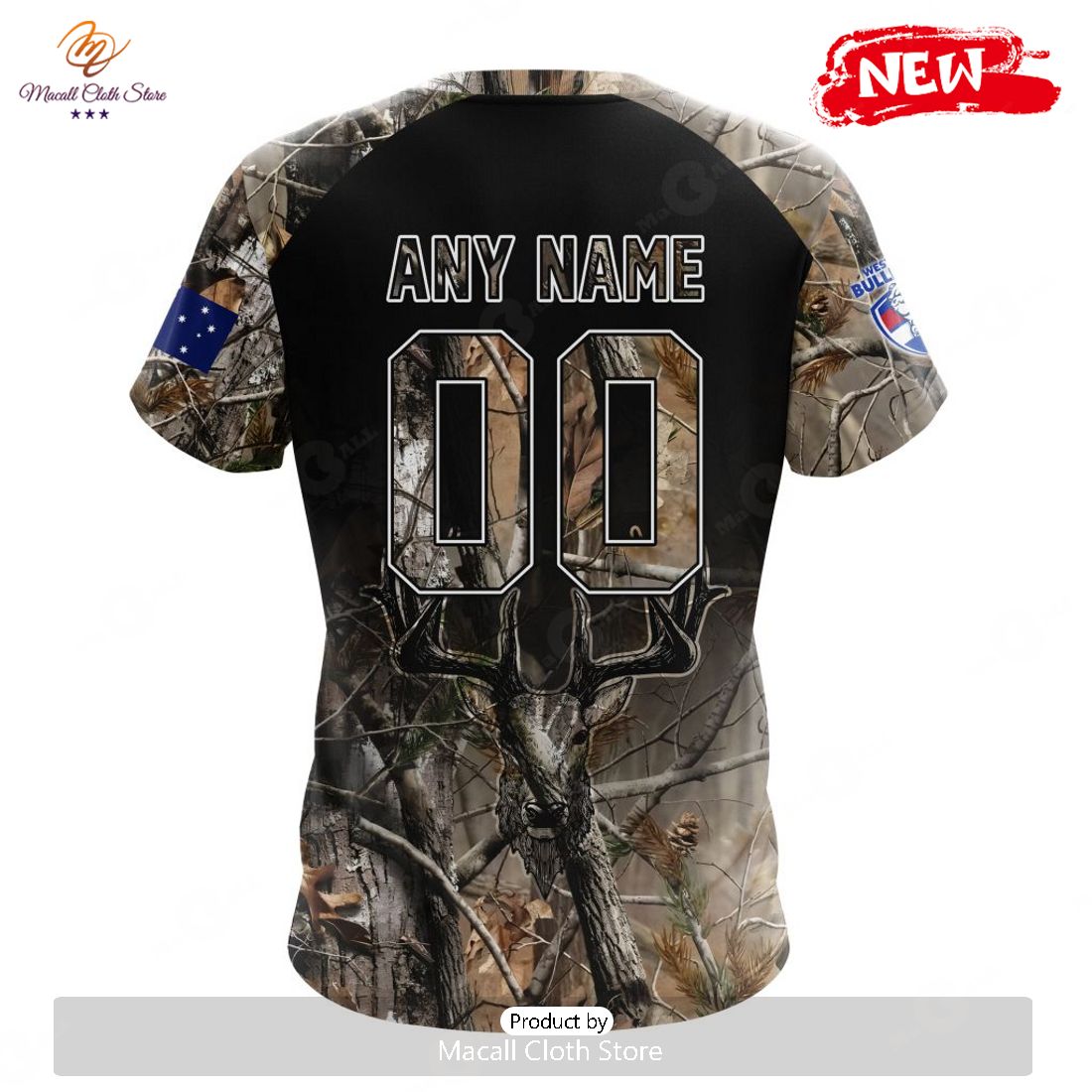HOT Personalized AFL Western Bulldogs Special Camo Realtree Hunting Hoodie Sweatshirt 3D HOT Personalized AFL Western Bulldogs Special Camo Realtree Hunting Hoodie Sweatshirt 3D