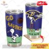HOT Personalize NFL Atlanta Falcons Snoopy Stainless Steel Tumbler