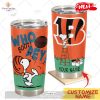 HOT Personalize NFL Cleveland Browns Snoopy Stainless Steel Tumbler