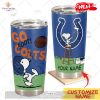 HOT Personalize NFL Houston Texans Snoopy Stainless Steel Tumbler