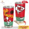 HOT Personalize NFL Miami Dolphins Snoopy Stainless Steel Tumbler
