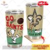 HOT Personalize NFL New York Giants Snoopy Stainless Steel Tumbler
