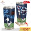 HOT Personalize NFL Washington Commanders Snoopy Stainless Steel Tumbler