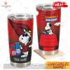 HOT Personalize NFL Washington Commanders Snoopy Stainless Steel Tumbler