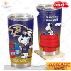 HOT Personalized NFL Buffalo Bills Snoopy BUD LIGHT Beer Lover Stainless Steel Tumbler