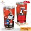 HOT Personalized NFL Cincinnati Bengals Snoopy BUD LIGHT Beer Lover Stainless Steel Tumbler