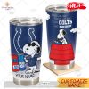 HOT Personalized NFL Houston Texans Snoopy BUD LIGHT Beer Lover Stainless Steel Tumbler