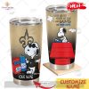HOT Personalized NFL New York Giants Snoopy BUD LIGHT Beer Lover Stainless Steel Tumbler