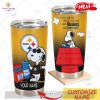HOT Personalized NFL Philadelphia Eagles Snoopy BUD LIGHT Beer Lover Stainless Steel Tumbler