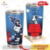 HOT Personalized NFL Tampa Bay Buccaneers Snoopy Bud Light Beer Lover Stainless Steel Tumbler