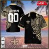 HOT Personalize NFL New England Patriots Polynesian Tattoo Design Hawaiian Shirt