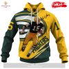 HOT Green Bay Packers Army Camouflage American Flag Punisher Skull Limited Edition Hoodie Sweatshirt 3D