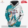 HOT Miami Dolphins Army Camouflage American Flag Punisher Skull Limited Edition Hoodie Sweatshirt 3D