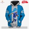 HOT OSC-LIONS001 Detroit Lions Barry Sanders  20 Limited Edition Hoodie Sweatshirt 3D