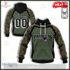 HOT Personalize NFL Philadelphia Eagles Veterans Day Style Camo Hoodie Sweatshirt 3D