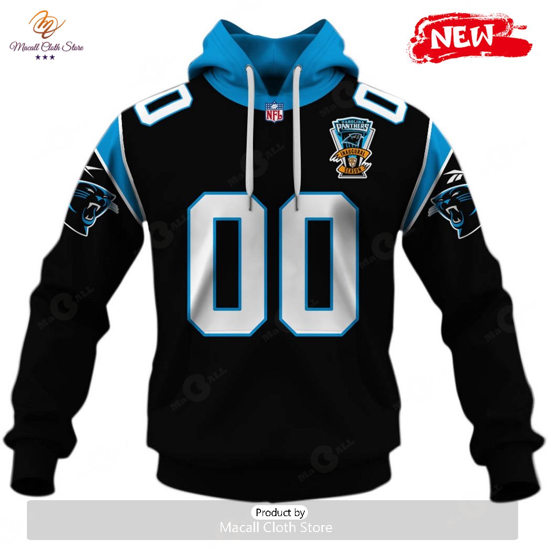 HOT Personalized 1994 Carolina Panthers Vintage Throwback Away Jersey ...