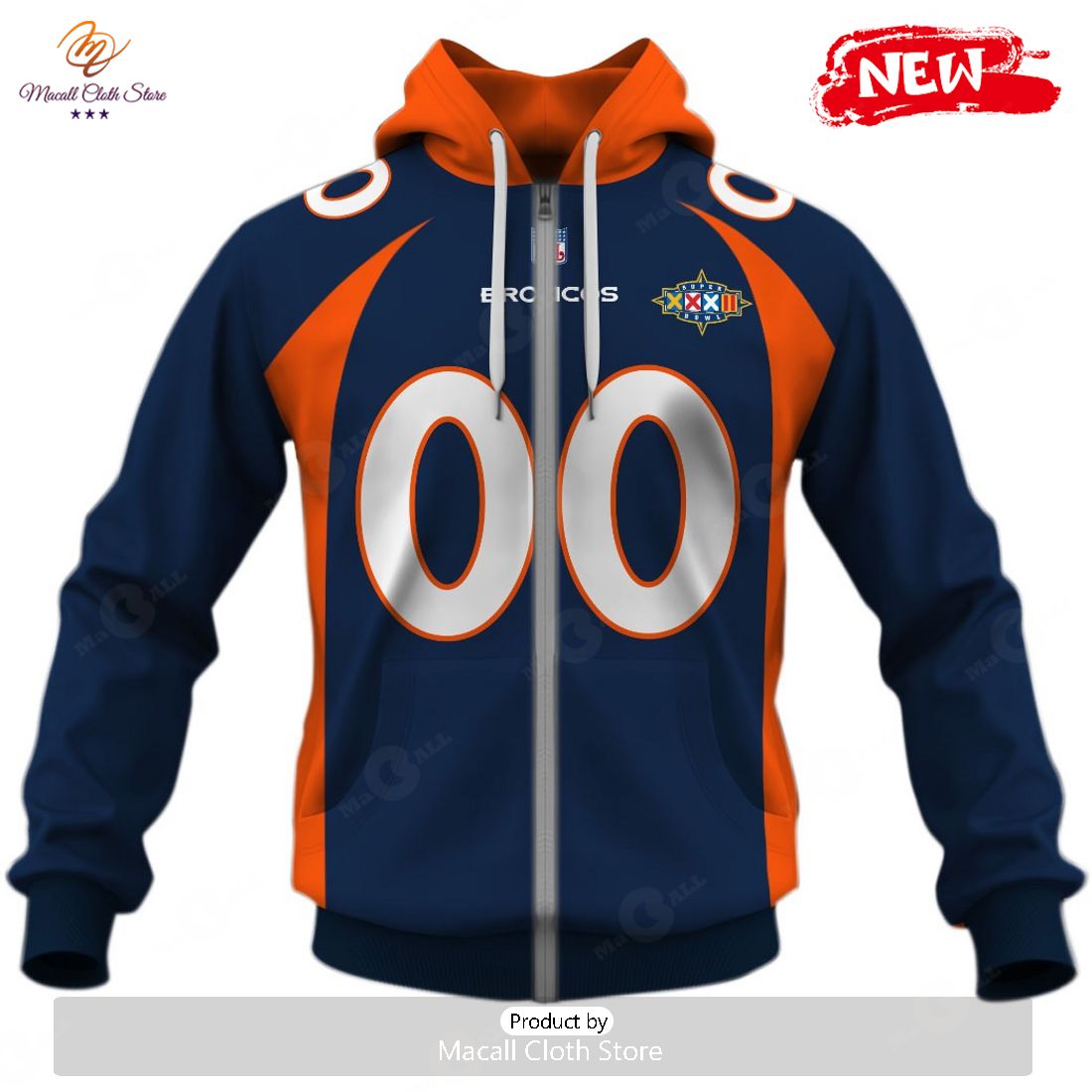 HOT Personalized Denver Broncos 1997 Super Bowl XXII Vintage Home Jersey Hoodie Sweatshirt 3D HOT Personalized Denver Broncos 1997 Super Bowl XXII Vintage Home Jersey Hoodie Sweatshirt 3D