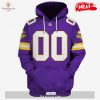 HOT Personalized Minnesota Vikings 1988 Vintage Throwback Away Jersey Hoodie Sweatshirt 3D