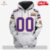 HOT Personalized Minnesota Vikings 1998 Jersey Limited Edition Hoodie Sweatshirt 3D All Over Printed