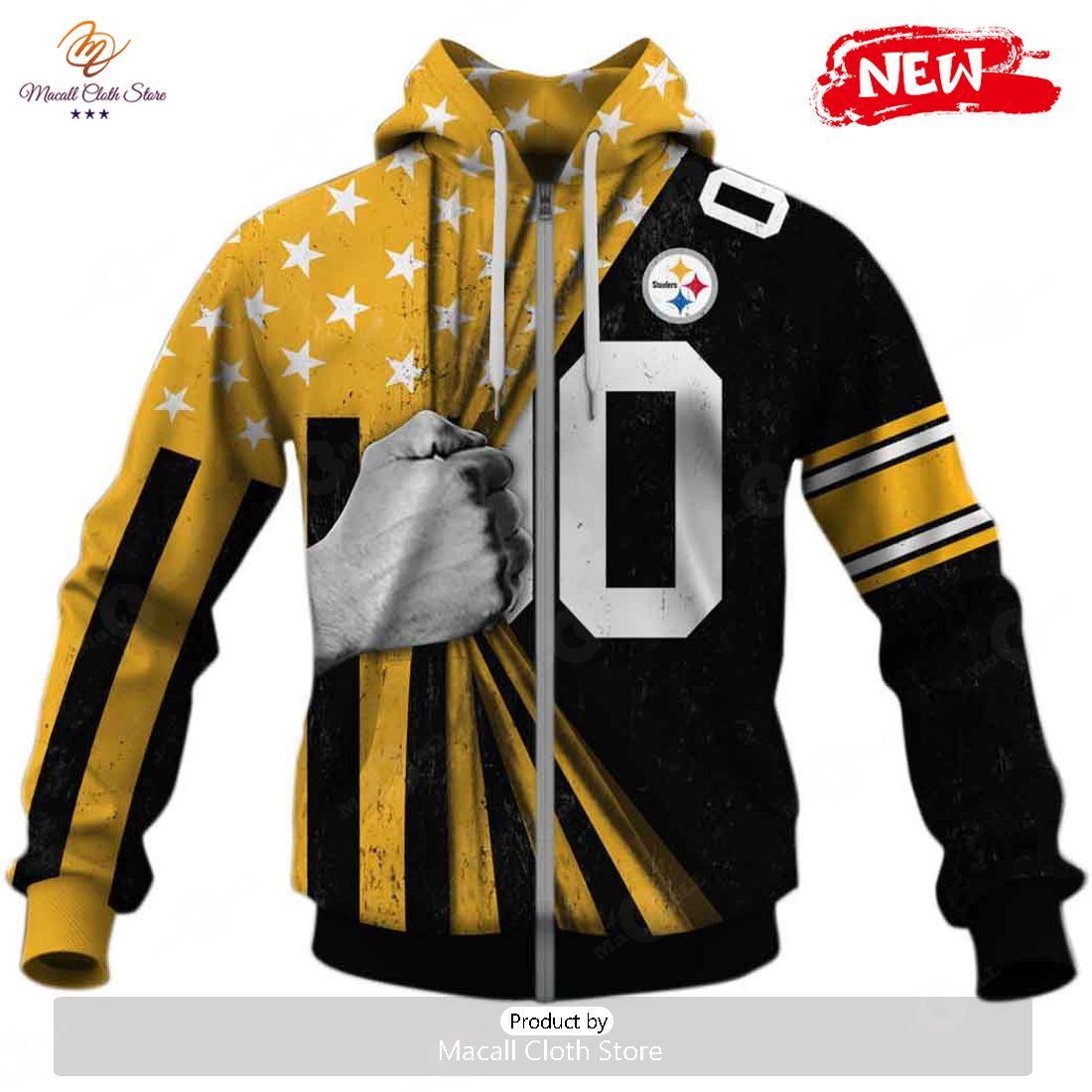 HOT Personalized Pittsburgh Steelers 2020 Jersey Hoodie Sweatshirt 3D HOT Personalized Pittsburgh Steelers 2020 Jersey Hoodie Sweatshirt 3D