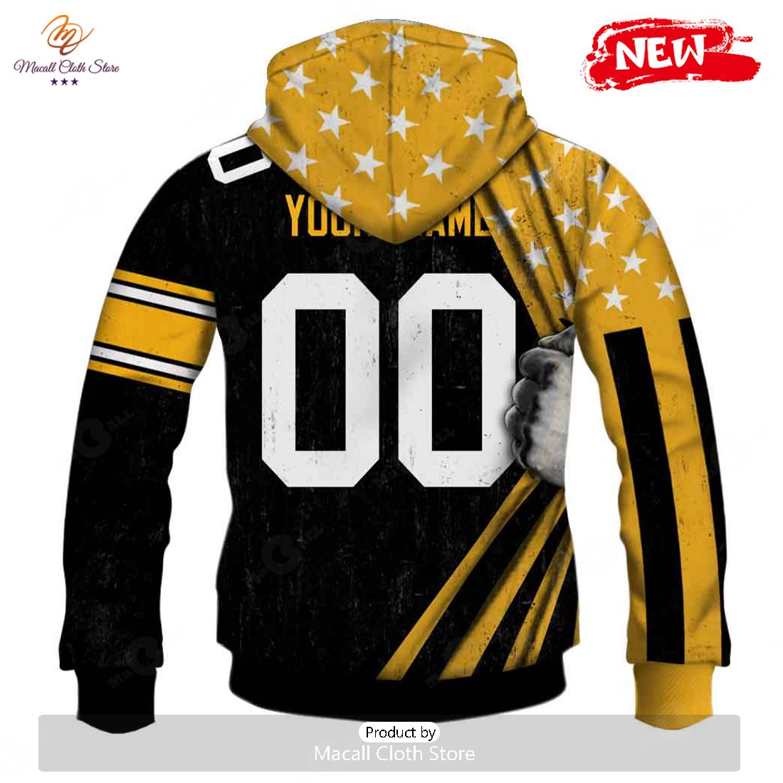 HOT Personalized Pittsburgh Steelers 2020 Jersey Hoodie Sweatshirt 3D HOT Personalized Pittsburgh Steelers 2020 Jersey Hoodie Sweatshirt 3D